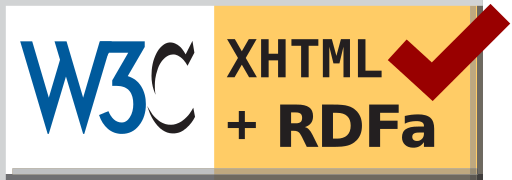 Valid XHTML + RDFa